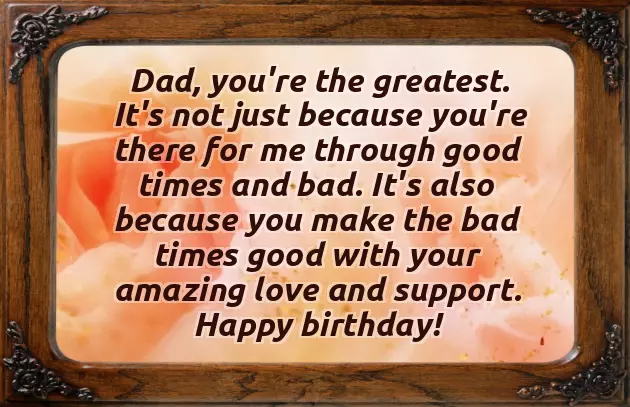 Happy Birthday Best Daddy