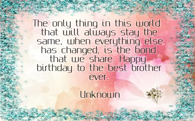 Happy Birthday My Best Bro