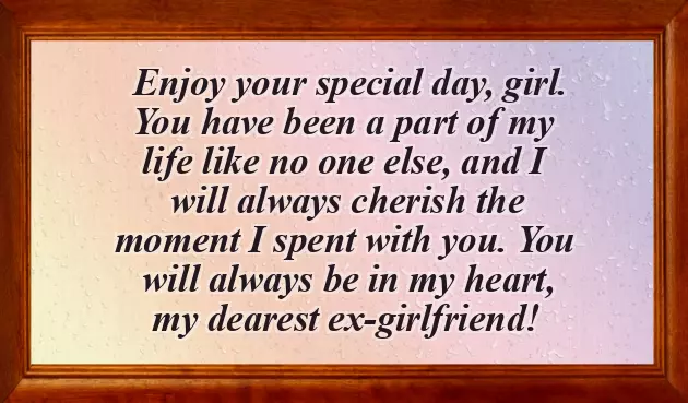 Birthday Ex Girlfriend