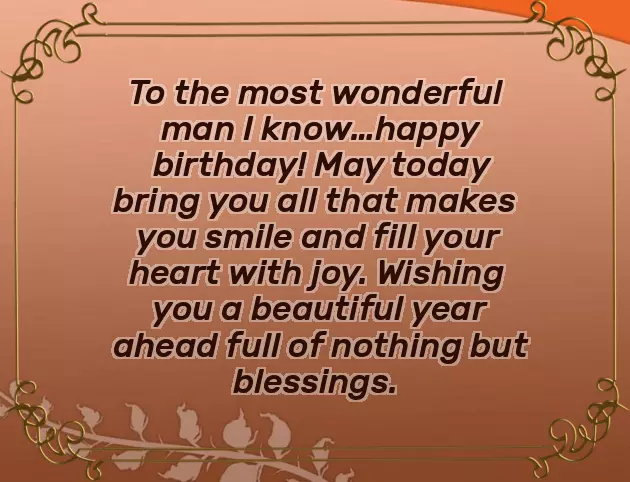 Happy Birthday Greetings For Men