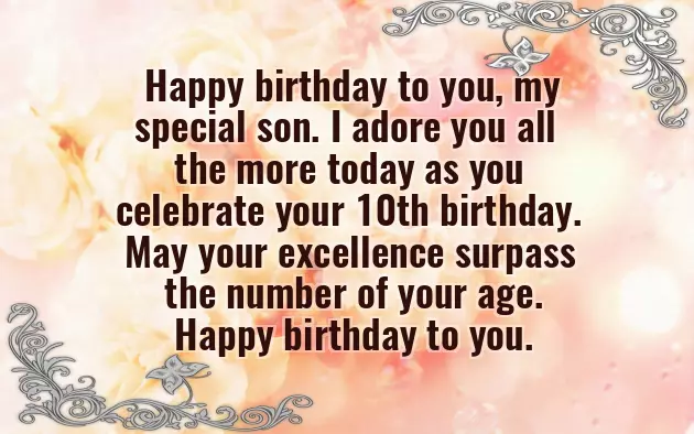 Happy Birthday Wishes To 10 Year Old Boy Happy Birthday Wishes To 10 Year Old Boy