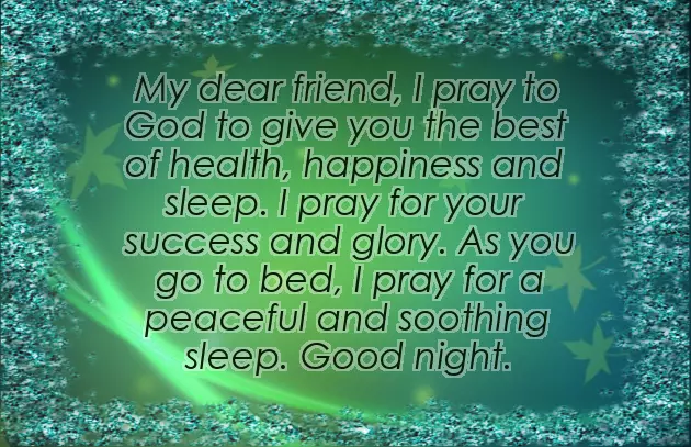 Night Message For Friend