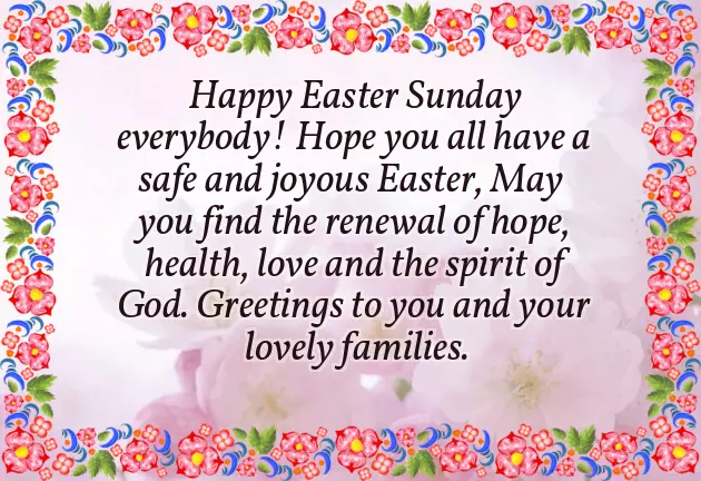 Happy Easter Family Wishes