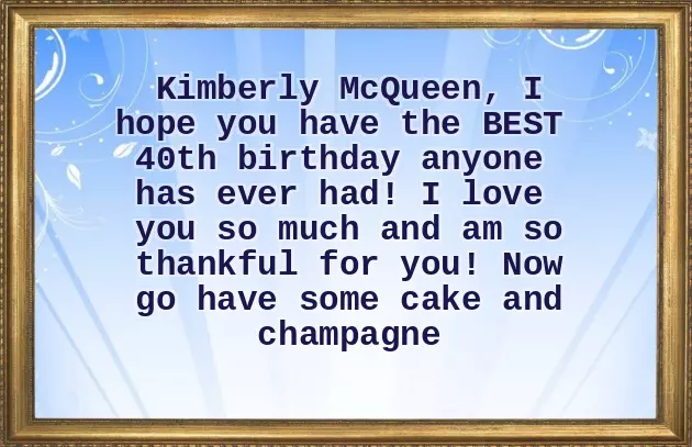 Happy Birthday Kimberly Happy Birthday Kimberly
