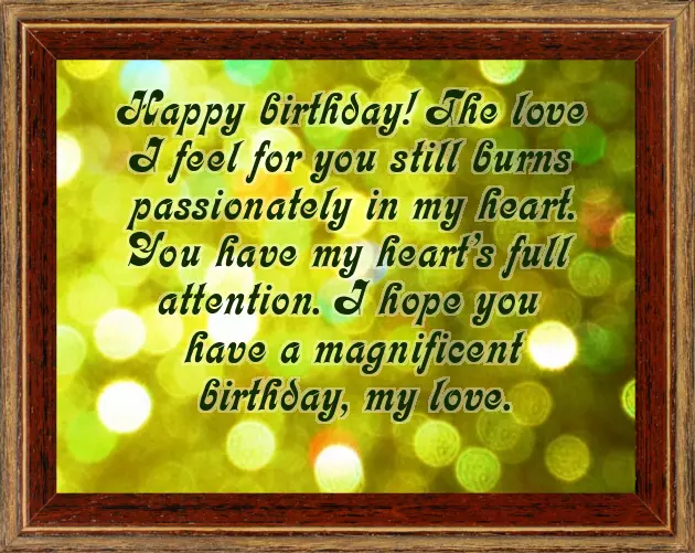 Birthday Wishes For Lost Lover