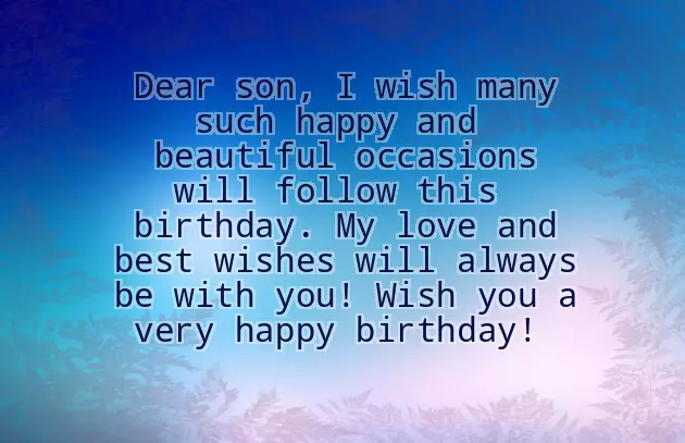 20Th Birthday Wishes For Son From Mom