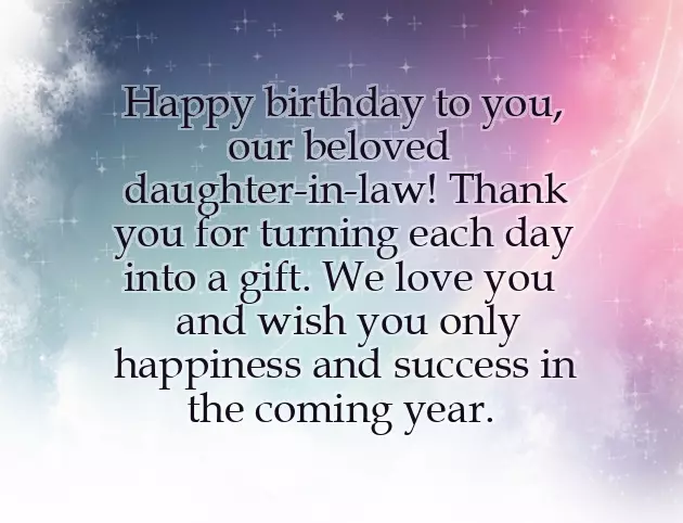 Happy 30Th Birthday Daughter In Law