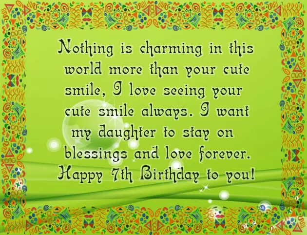 Happy Birthday Boy 7 Years Old