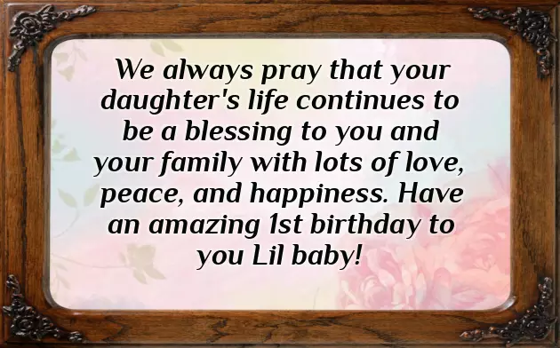 Happy 1St Birthday Baby Girl Quotes