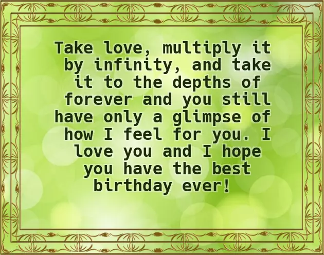 Sample Birthday Wishes For Wife