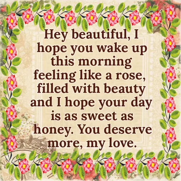 Sweet Morning Message For My Love Sweet Morning Message For My Love