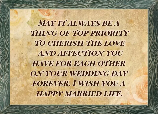 Simple Wedding Wishes For Friend