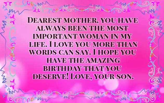 Wishes To Mom Birthday Wishes To Mom Birthday