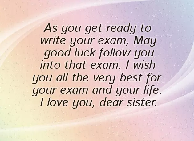 Good Luck Message For Exam Good Luck Message For Exam