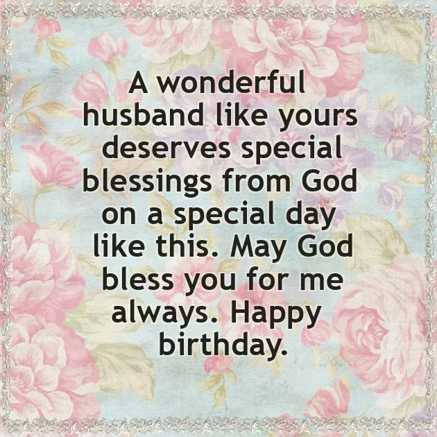 Happy Birthday Husband Religious