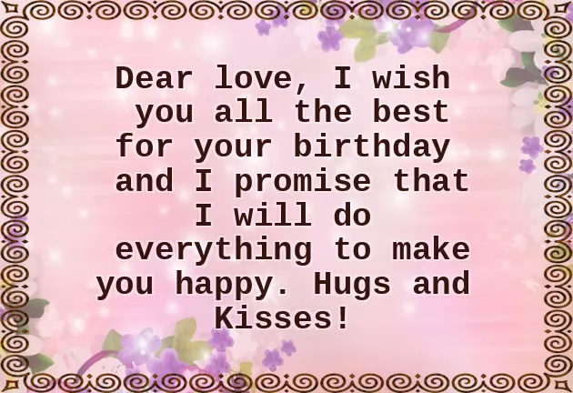 Best Birthday Text For Girlfriend