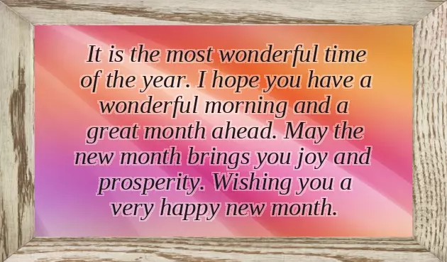 New Month Messages For Him