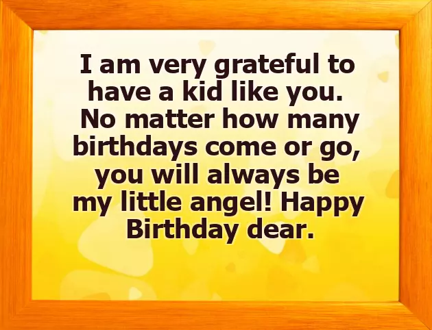 Bday Quotes For Kids