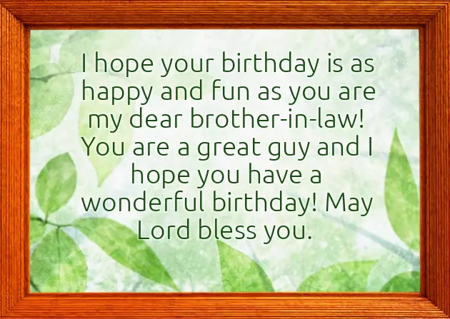 Sister Husband Birthday Wishes