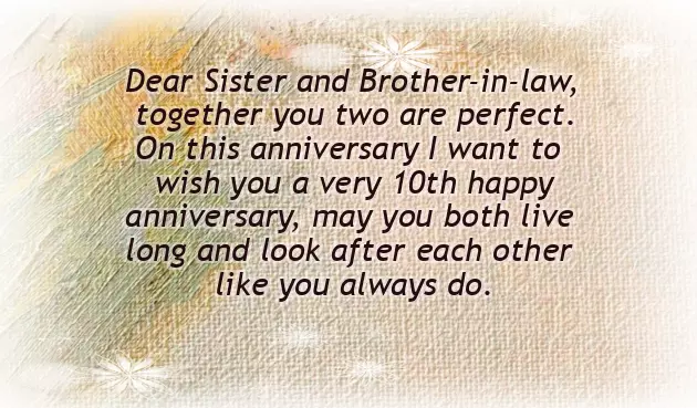 10Th Year Anniversary Wishes