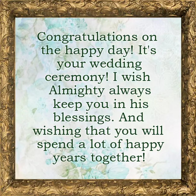 Nice Wedding Messages