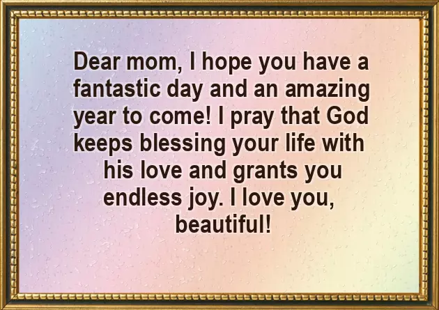 Wishes For Mom