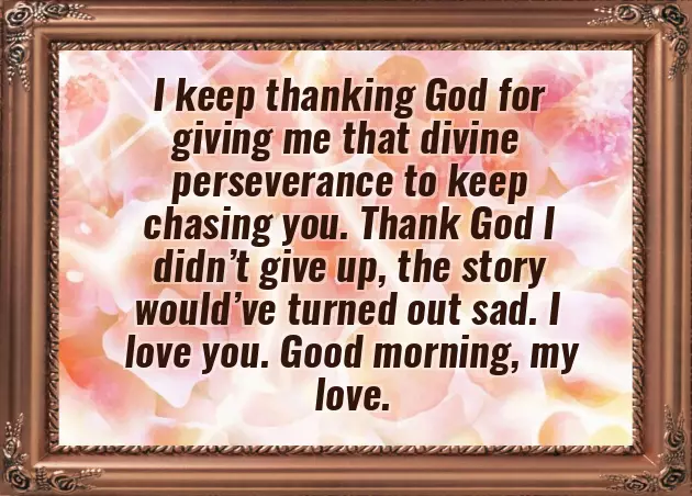 Good Morning Message To My Future Wife