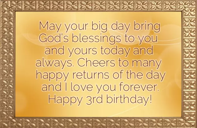 Happy 3Rd Birthday Niece Quotes