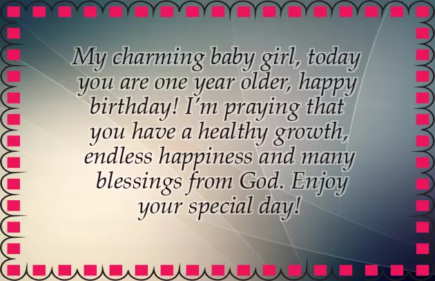 1St Birthday Greetings For Daughter 1St Birthday Greetings For Daughter