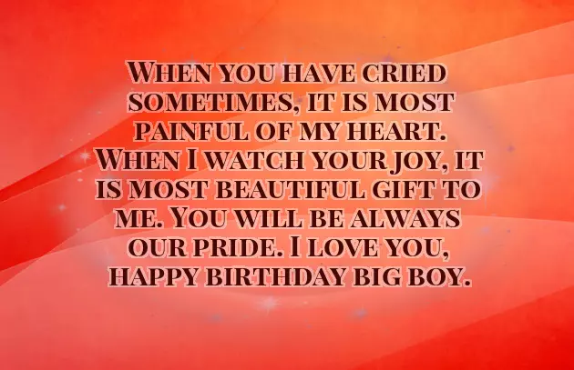 Birthday Wishes For Grown Son