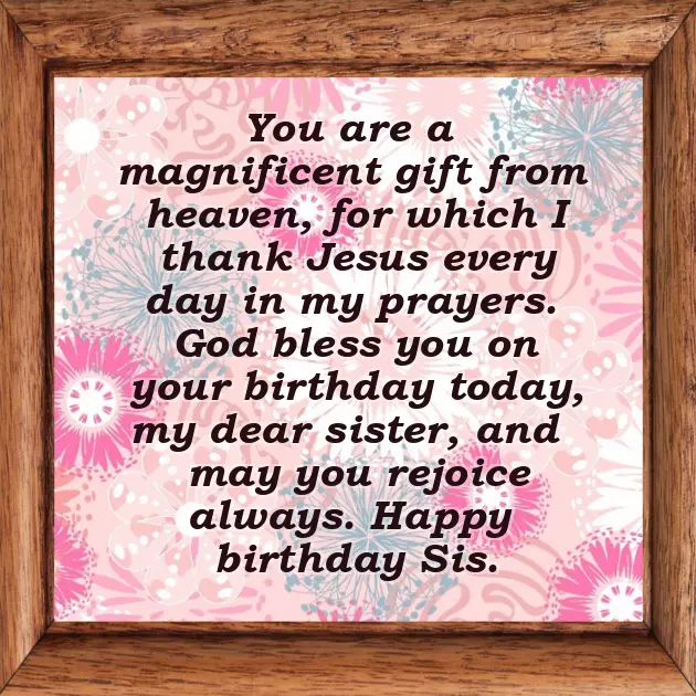 Long Birthday Wishes For My Sister