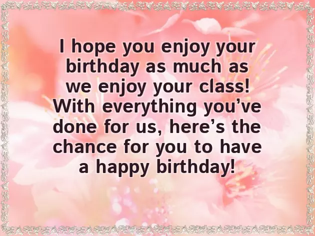 Birthday Wishes For Teacher In English Birthday Wishes For Teacher In English