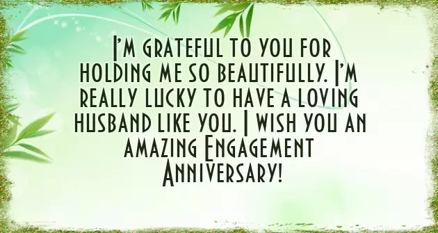 Engagement Anniversary Msg