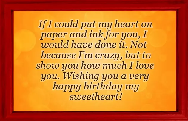 Love Notes For Him On His Birthday