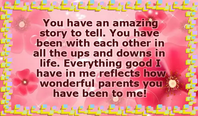 Parent Happy Anniversary Mom And Dad