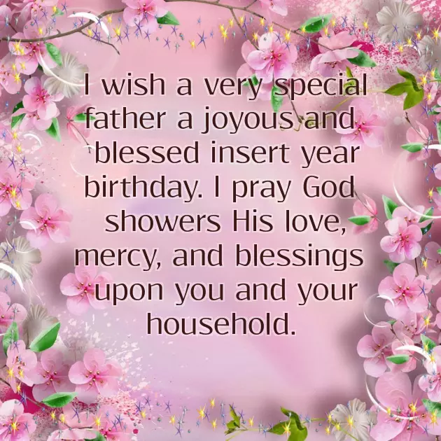 Bday Message For Father
