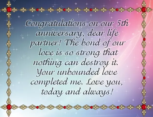 Congratulations Message For Completing 5 Years Congratulations Message For Completing 5 Years