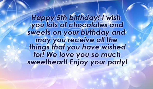 Happy Birthday Wishes For 5 Year Girl Happy Birthday Wishes For 5 Year Girl