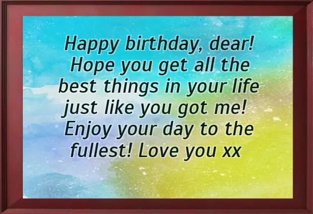 Birthday Thought For Wife