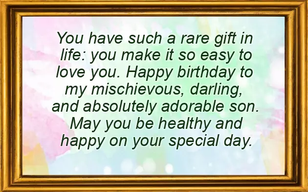 Second Birthday Wish For Son