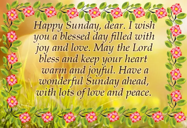 Good Morning Happy And Blessed Sunday