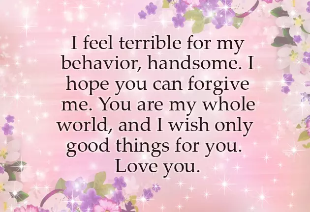 Sorry Birthday Wishes For Boyfriend