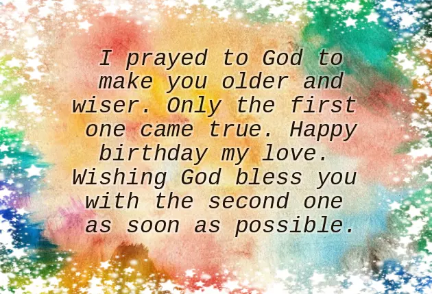 Funny Husband Birthday Greetings