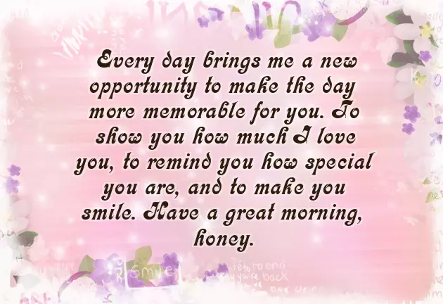 Morning Greetings To Special Someone