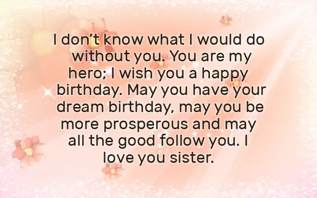 Birthday Wishes For Own Sister Birthday Wishes For Own Sister