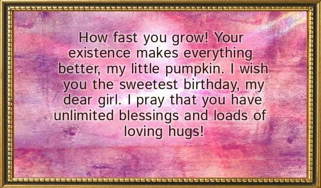 First Birthday Wishes For Girl