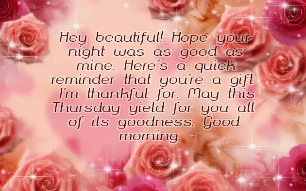 Good Morning Have A Wonderful Thursday