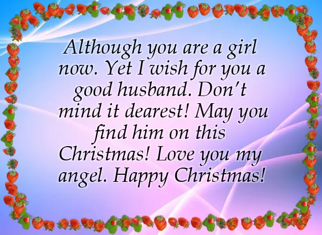 Merry Christmas Wishes For Granddaughter