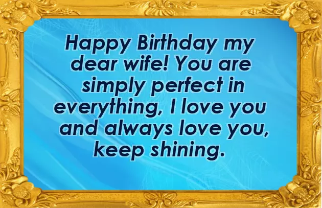 Happy Birthday Words For Wife