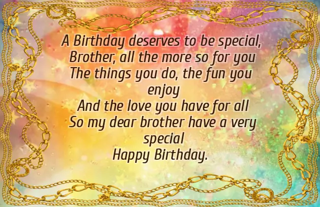 Lines For Brother Birthday Lines For Brother Birthday
